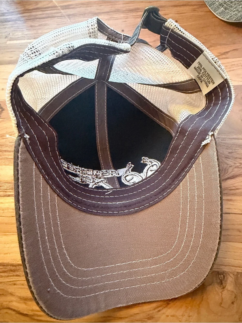 Realtree Xtra Leather Style Mesh Trucker Hat